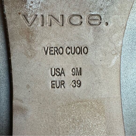 Vince Italian Satin Ballet Flats - Picture 6 of 8